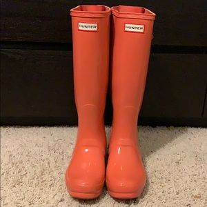 Hunter Boots (Coral)